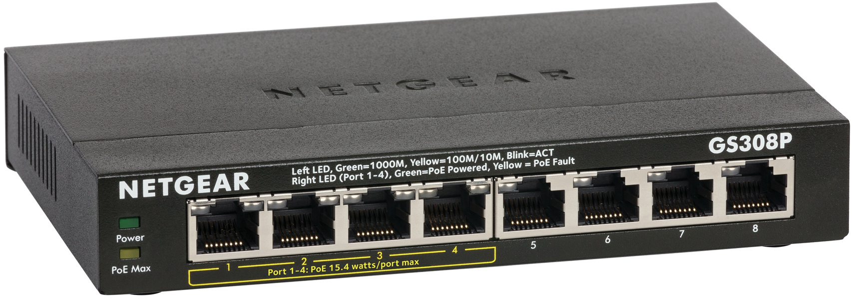 Zdjęcie produktu: NETGEAR 8PT UNMANAGED POE SWITCH Zdjęcie produktu: NETGEAR 8PT UNMANAGED POE SWITCH