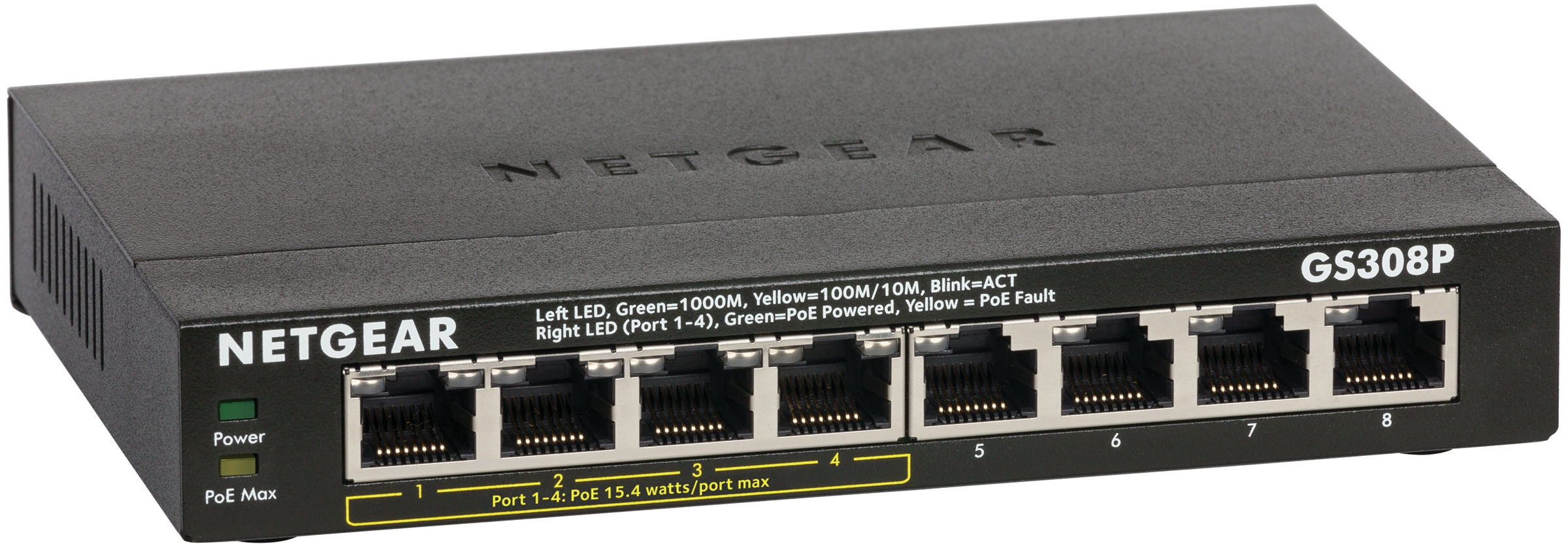 NETGEAR 8PT UNMANAGED POE SWITCH NETGEAR 8PT UNMANAGED POE SWITCH