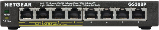 Miniatura zdjęcia: NETGEAR 8PT UNMANAGED POE SWITCH Miniatura zdjęcia: NETGEAR 8PT UNMANAGED POE SWITCH