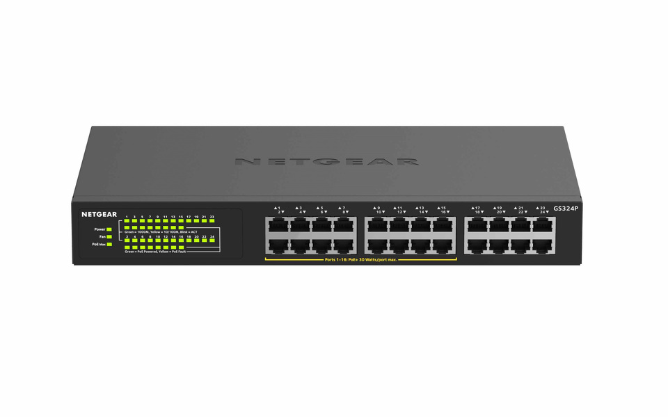 Zdjęcie produktu: NETGEAR 24PT GIGE UNMNGED SWCH W/ POE+