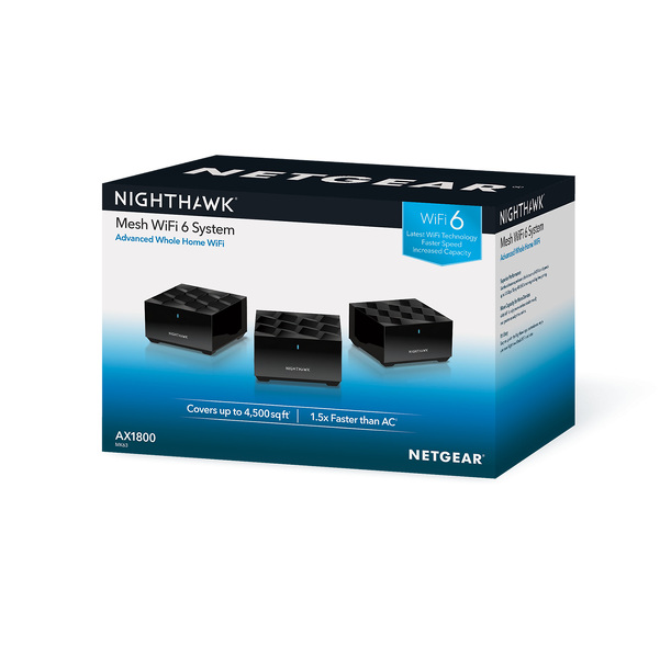 Zdjęcie produktu: Netgear 4PT EasyMesh WiFi6 Router Bundle Zdjęcie produktu: Netgear 4PT EasyMesh WiFi6 Router Bundle