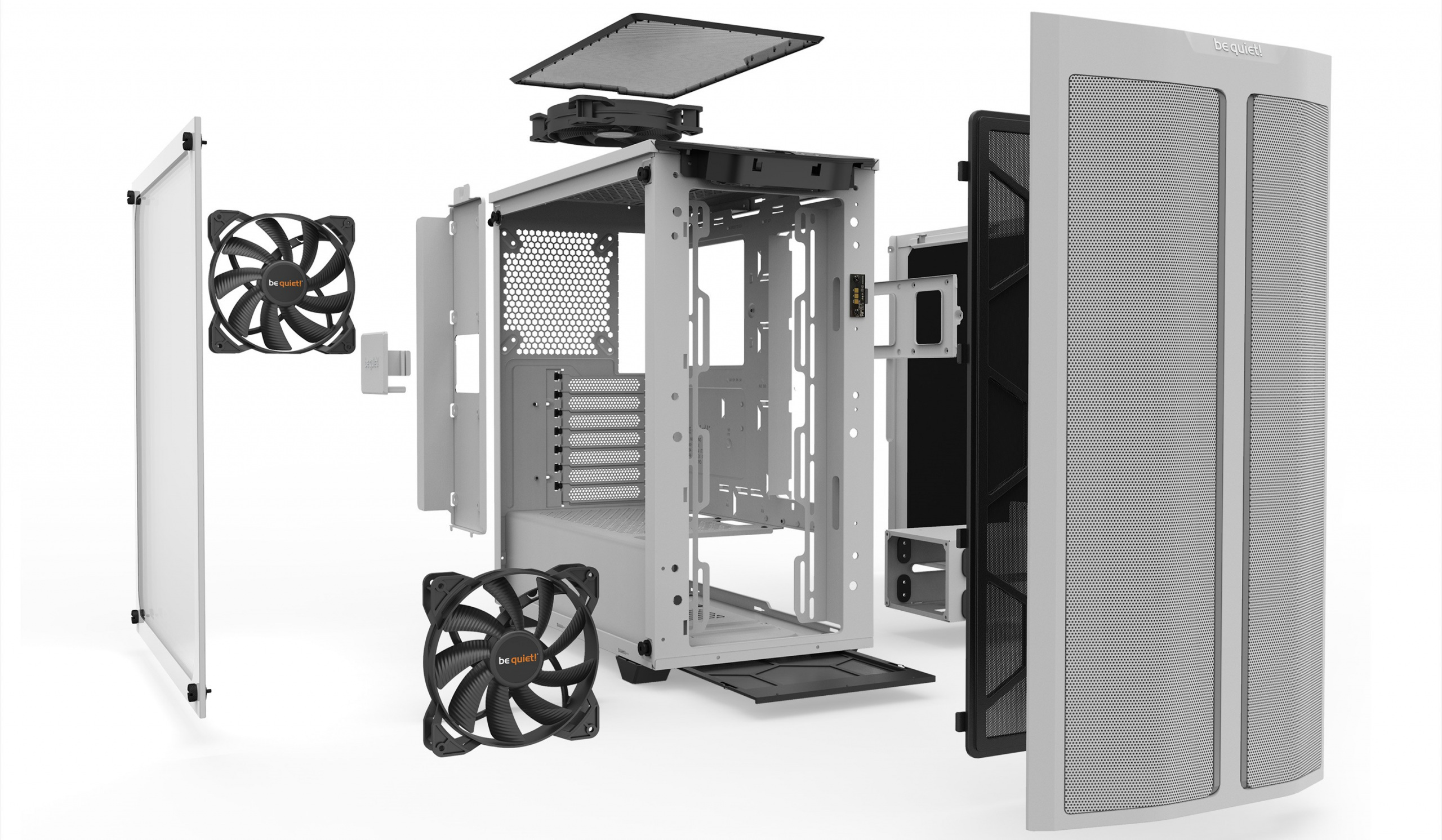 Obudowa do komputera be quiet! Pure Base 500DX Biała z oknem ARGB