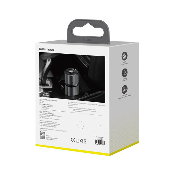 Zdjęcie produktu: Odświeżacz powietrza do auta Baseus Breeze Fan Air z funkcją oczyszczania formaldehydu (czarny) SUXUN-WF01