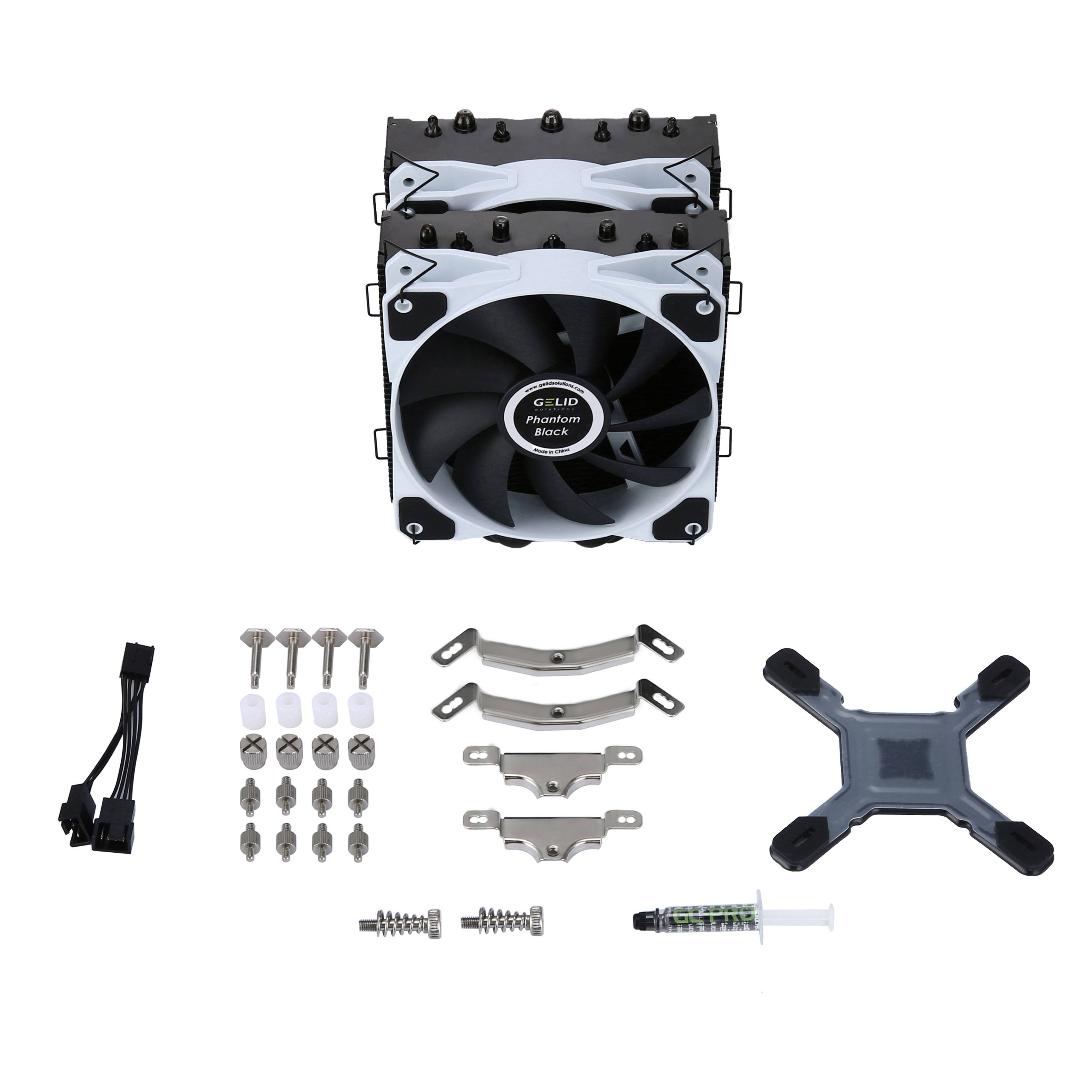 Chłodzenie procesora Gelid Phantom Black Chłodzenie procesora Gelid Phantom Black
