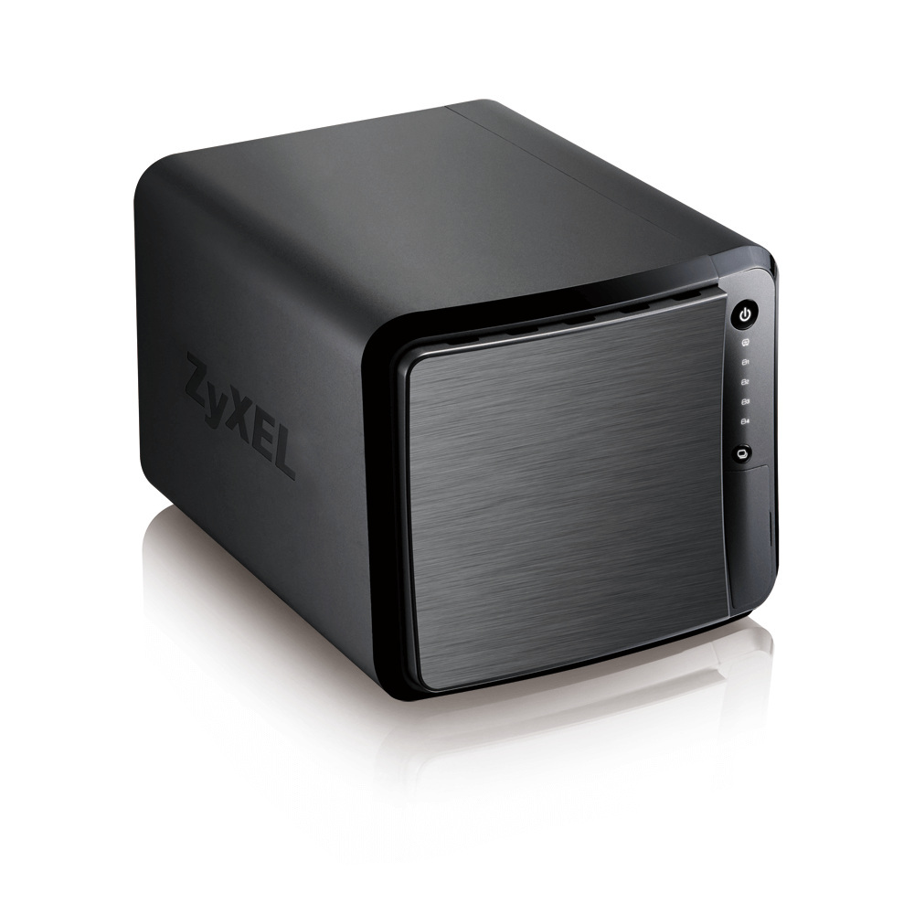 Serwer NAS Zyxel 4-bay 3xUSB 1xGbE Dual Core 1.2 GHz 1GB RAM NAS542-EU0101F
