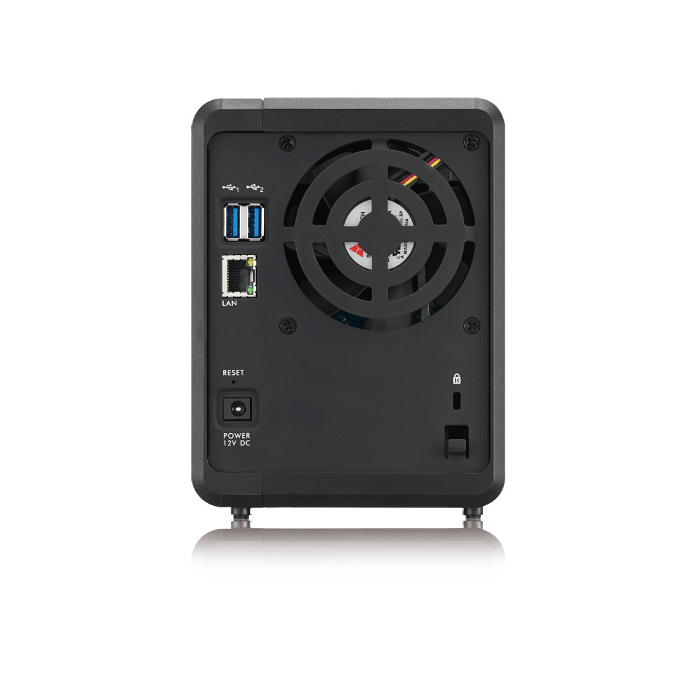 Serwer NAS Zyxel 2-bay 3xUSB 1xGbE Dual Core 1.2 GHz 512 MB RAM NAS326-EU0101F