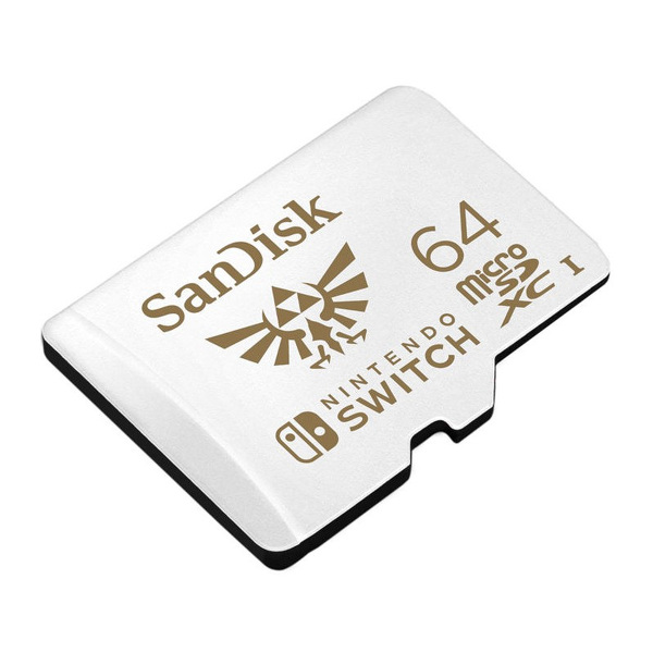 Zdjęcie produktu: Karta SanDisk Nintendo Switch microSDXC 64GB 100/60 MB/s A1 C10 V30 UHS-I U3 (SDSQXAT-064G-GNCZN)