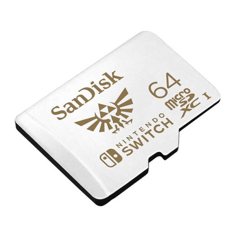 Karta SanDisk Nintendo Switch microSDXC 64GB 100/60 MB/s A1 C10 V30 UHS-I U3 (SDSQXAT-064G-GNCZN)