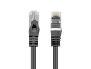 Miniatura zdjęcia: Kabel Lanberg RJ45 Patch cord Kat.6 FTP 0.5m czarny (PCF6-10CC-0050-BK)