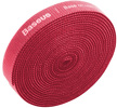 Miniatura zdjęcia: Taśma rzepowa, organizer kabli Baseus Rainbow Circle Velcro Straps 3m (czerwona) ACMGT-F09
