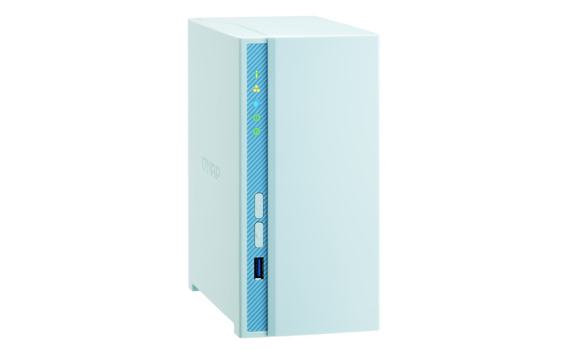 Serwer plików QNAP TS-230 2-Bay TurboNAS, SATA 6G, Czterordzeniowy Realtek RTD1296 1,4 GHz, 2 GB DDR4 RAM, 2x USB 3.2 Gen 1, 1x USB 2.0, 1x 1GbE LAN