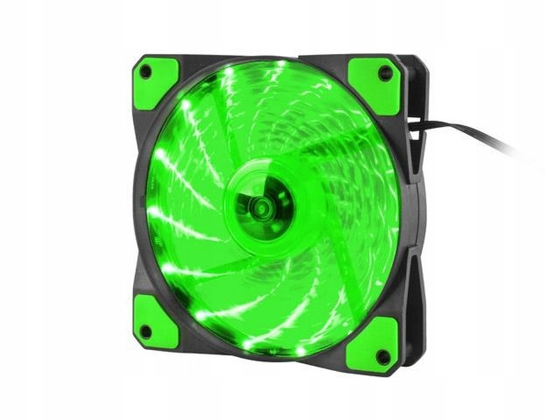 Zdjęcie produktu: Wentylator Genesis Hydrion 120 Green LED 120mm