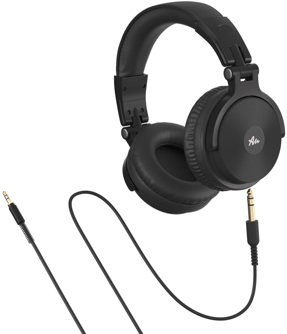 Słuchawki Audictus Voyager z mikrofonem, czarne