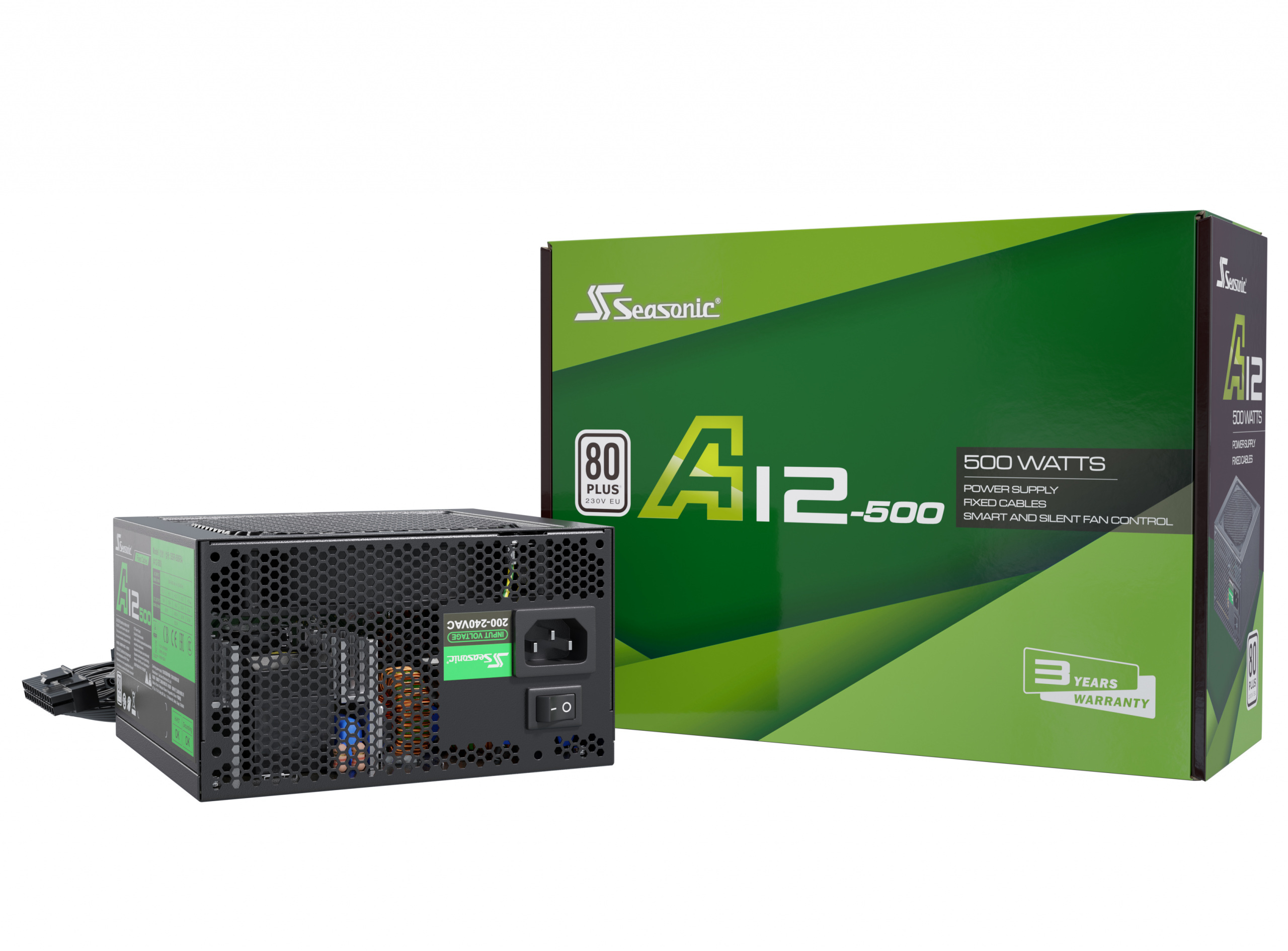 Zasilacz Seasonic A12 80Plus 500W Zasilacz Seasonic A12 80Plus 500W