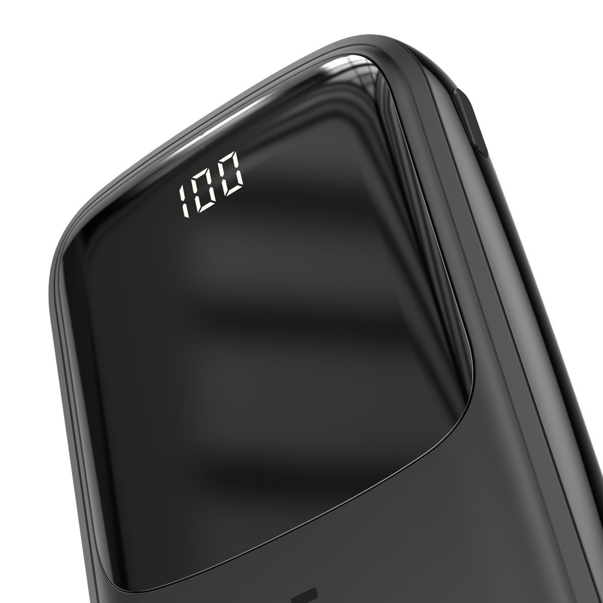 Powerbank Baseus Qpow z kablem Lightning, 10000mAh, 3A, 15W - czarny (PPQD-B01)