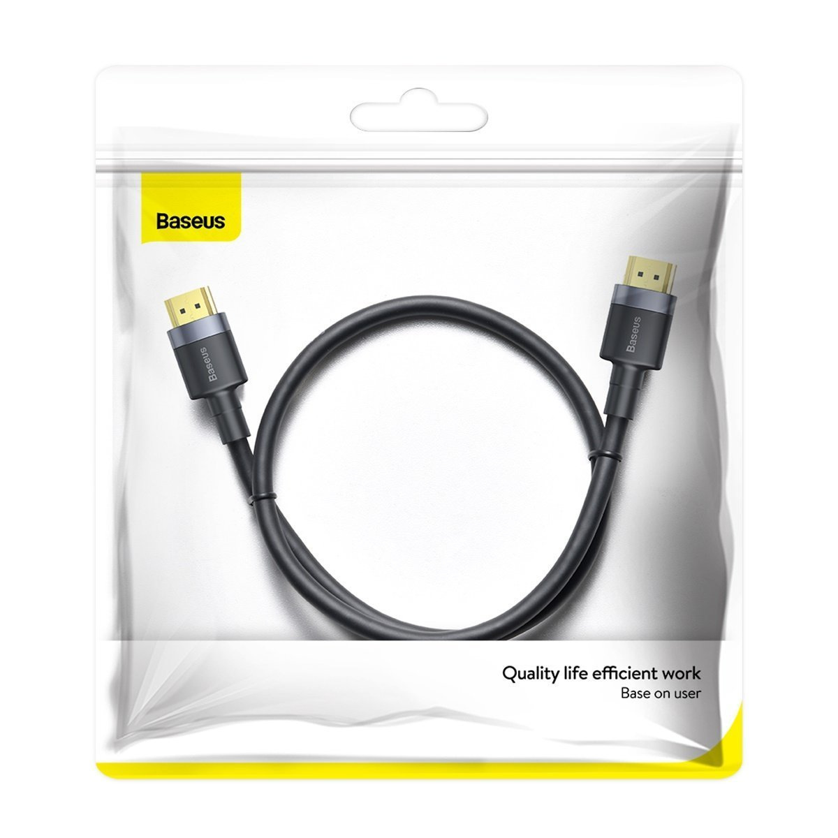 Kabel HDMI 2.0 Baseus Cafule, 4K, 3D, 1m (czarno-szary) (CADKLF-E01)