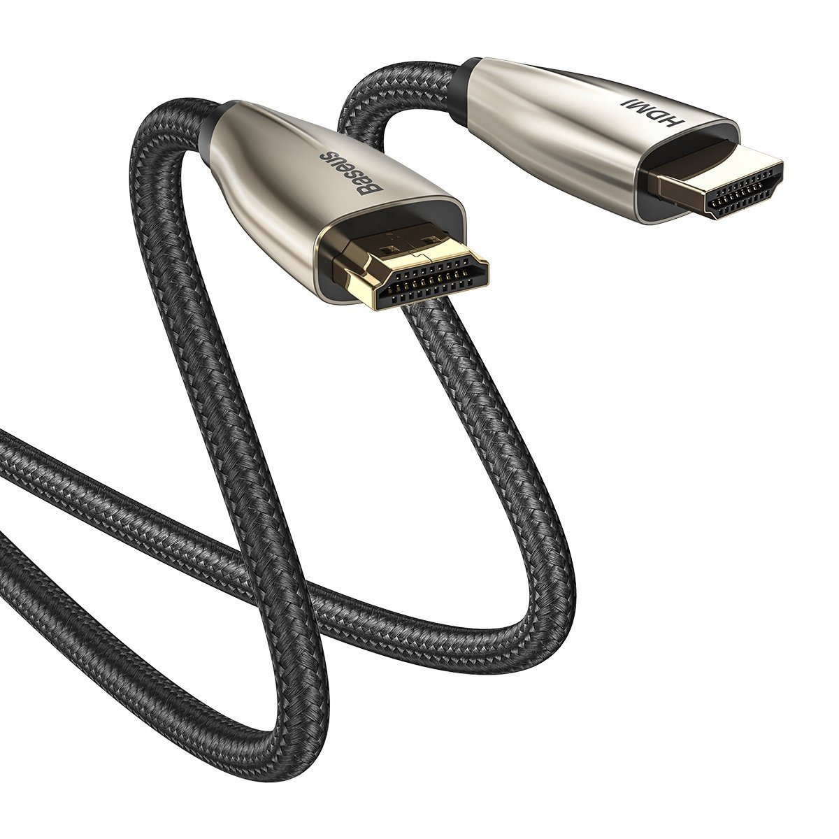 Kabel HDMI 2.0 Baseus Horizontal, 4K, 3D, 5m (czarny) (CADSP-D01)