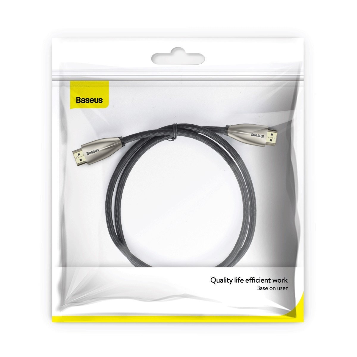 Kabel HDMI 2.0 Baseus Horizontal, 4K, 3D, 5m (czarny) (CADSP-D01)