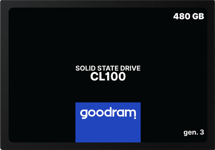 Miniatura produktu: Dysk GOODRAM SSD CL100 G3 2,5" 480GB SATA SSDPR-CL100-480-G3