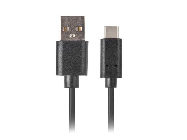 Lanberg Kabel USB-C (M) do USB-A (M) 2.0 czarny 3m QC3.0 (CA-USBO-20CU-0030-BK) Lanberg Kabel USB-C (M) do USB-A (M) 2.0 czarny 3m QC3.0 (CA-USBO-20CU-0030-BK)
