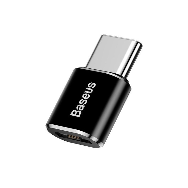 Zdjęcie produktu: Adapter Baseus Micro USB do USB Typ-C - czarny (CAMOTG-01)