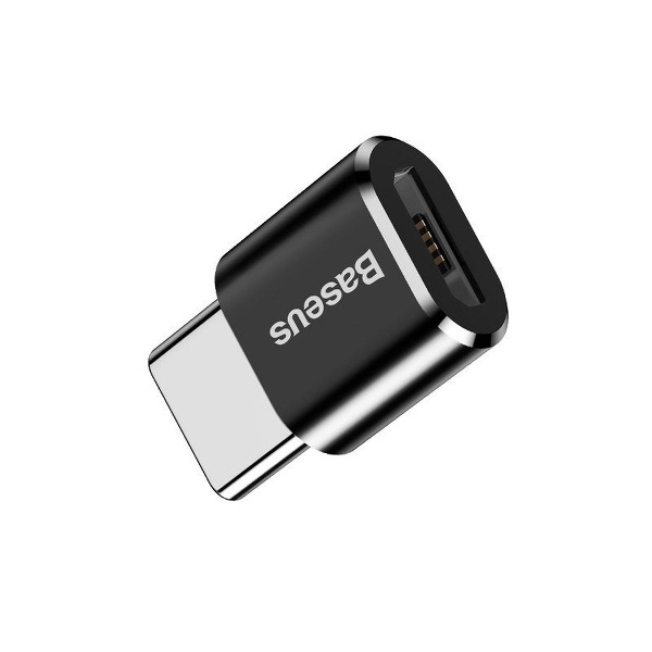 Zdjęcie produktu: Adapter Baseus Micro USB do USB Typ-C - czarny (CAMOTG-01)