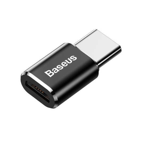 Zdjęcie produktu: Adapter Baseus Micro USB do USB Typ-C - czarny (CAMOTG-01)