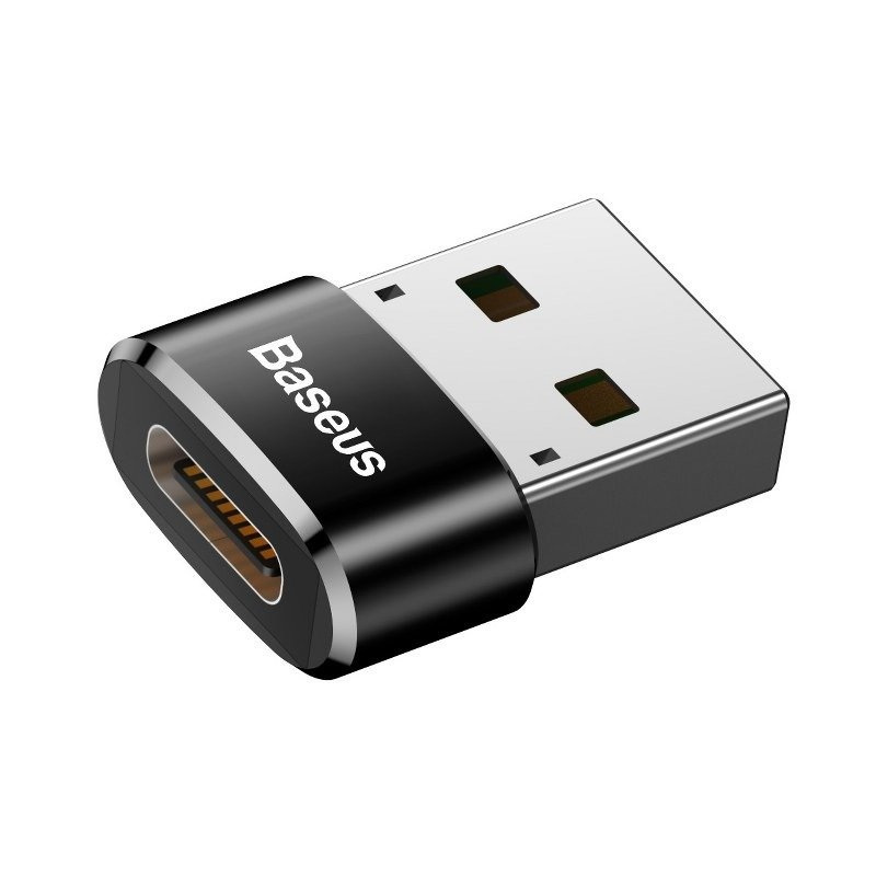 Adapter TYP-C do USB-A Baseus 5A (czarny) (CAAOTG-01)
