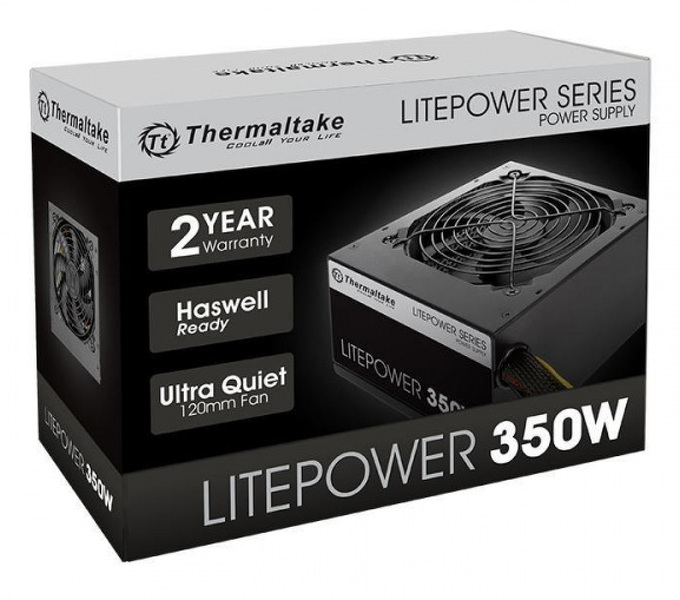 Zdjęcie produktu: Zasilacz Thermaltake Litepower II Black 350W Zdjęcie produktu: Zasilacz Thermaltake Litepower II Black 350W