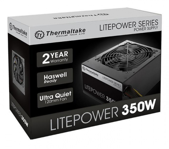 Zasilacz Thermaltake Litepower II Black 350W Zasilacz Thermaltake Litepower II Black 350W