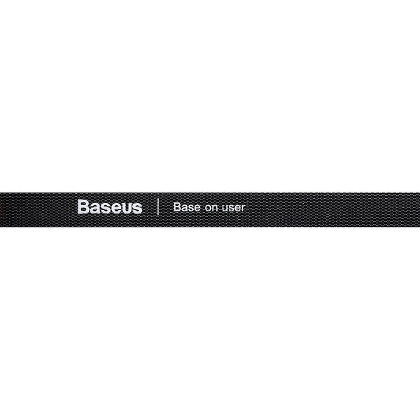 Zdjęcie produktu: Taśma rzepowa, organizer kabli Baseus Rainbow Circle Velcro Straps 3m (czarna) ACMGT-F01
