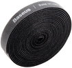 Taśma rzepowa, organizer kabli Baseus Rainbow Circle Velcro Straps 3m (czarna) ACMGT-F01
