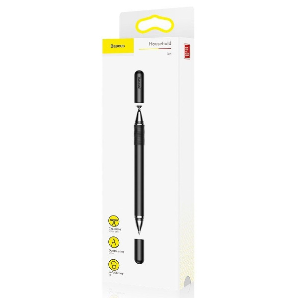 Zdjęcie produktu: Rysik długopis 2w1 Baseus Golden Cudgel stylus (czarny) (ACPCL-01)
