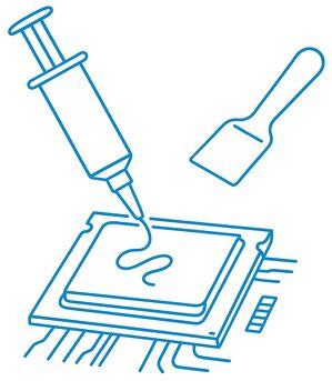 Miniatura produktu: Nakładanie pasty termoprewodzącej / thermopad