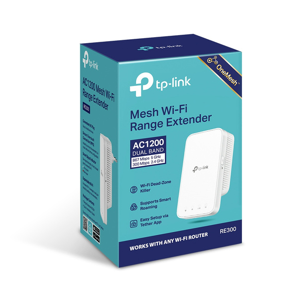 Zdjęcie produktu: TP-Link RE300 Wireless Range Extender AC1200 Mesh Wall-Plug