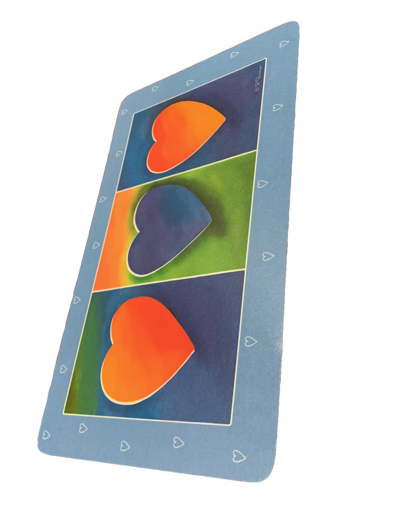 Zdjęcie produktu: Deseczka do krojenia w serca (niebieska)