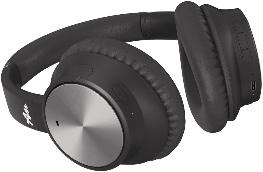 Zdjęcie produktu: Słuchawki Audictus Conqueror ANC, czarne z mikrofonem, nauszne