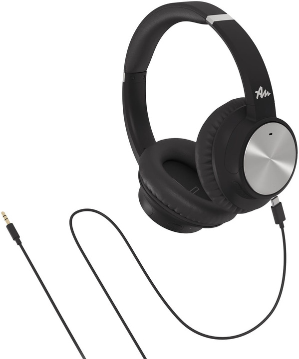 Zdjęcie produktu: Słuchawki Audictus Conqueror ANC, czarne z mikrofonem, nauszne