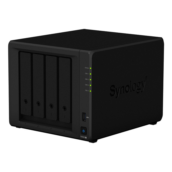 Zdjęcie produktu: Serwer plików Synology DS920+ 4-bay, Intel Celeron J4125 4-core 2.0 GHz, 4GB DDR4 RAM, 2x M.2 2280 NVMe SSD, 2xGbE LAN, 2xUSB 3.0, 1xeSATA Zdjęcie produktu: Serwer plików Synology DS920+ 4-bay, Intel Celeron J4125 4-core 2.0 GHz, 4GB DDR4 RAM, 2x M.2 2280 NVMe SSD, 2xGbE LAN, 2xUSB 3.0, 1xeSATA