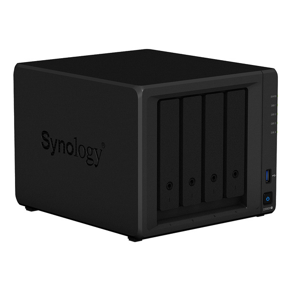 Zdjęcie produktu: Serwer plików Synology DS920+ 4-bay, Intel Celeron J4125 4-core 2.0 GHz, 4GB DDR4 RAM, 2x M.2 2280 NVMe SSD, 2xGbE LAN, 2xUSB 3.0, 1xeSATA Zdjęcie produktu: Serwer plików Synology DS920+ 4-bay, Intel Celeron J4125 4-core 2.0 GHz, 4GB DDR4 RAM, 2x M.2 2280 NVMe SSD, 2xGbE LAN, 2xUSB 3.0, 1xeSATA