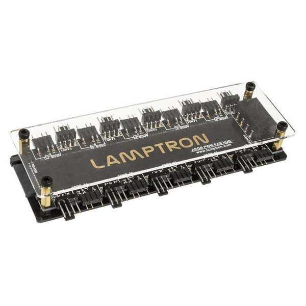 Zdjęcie produktu: Lamptron SP901-ARGB HUB wentylatorów 10x PWM 4-pin i oświetlenia ARGB Zdjęcie produktu: Lamptron SP901-ARGB HUB wentylatorów 10x PWM 4-pin i oświetlenia ARGB