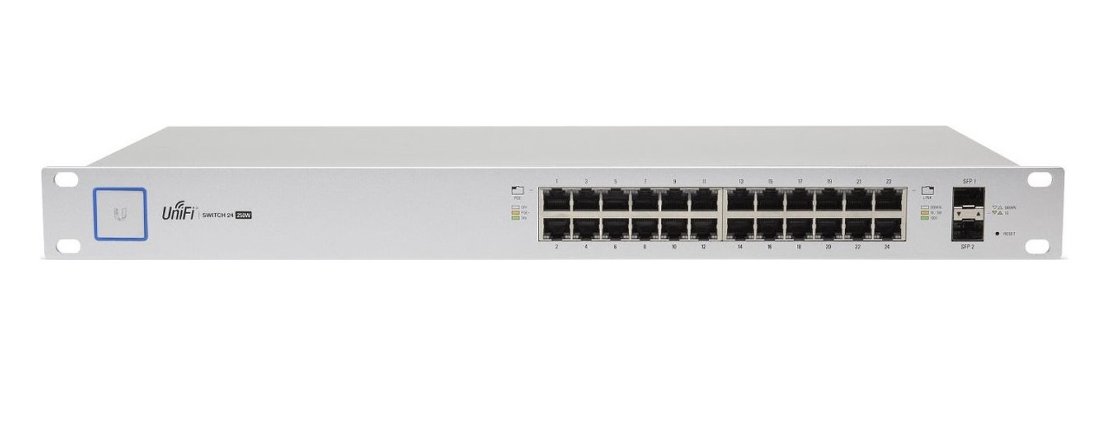 Zdjęcie produktu: Ubiquiti US-24 Switch 24x10/100/1000 Managed, Rack mountable, 2x SFP