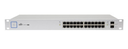 Miniatura zdjęcia: Ubiquiti US-24 Switch 24x10/100/1000 Managed, Rack mountable, 2x SFP