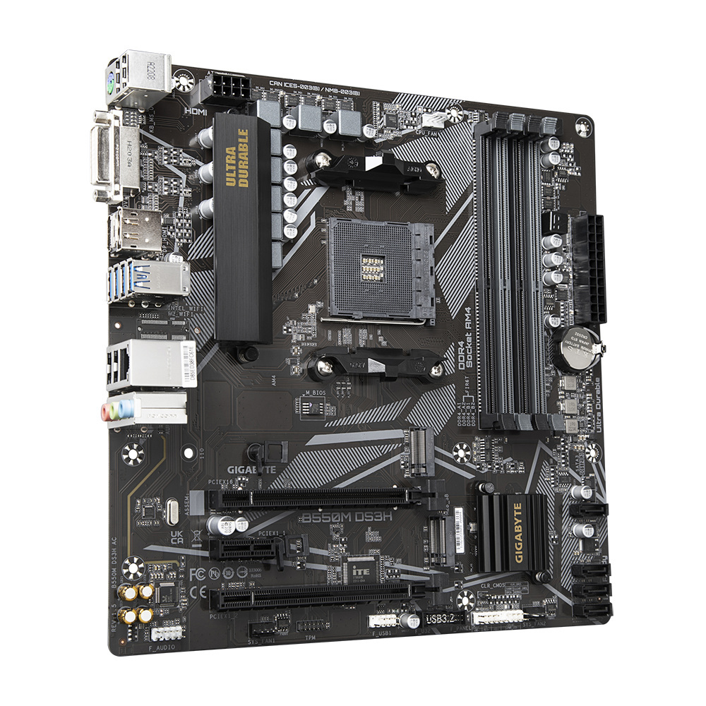 Gigabyte B550M DS3H AM4