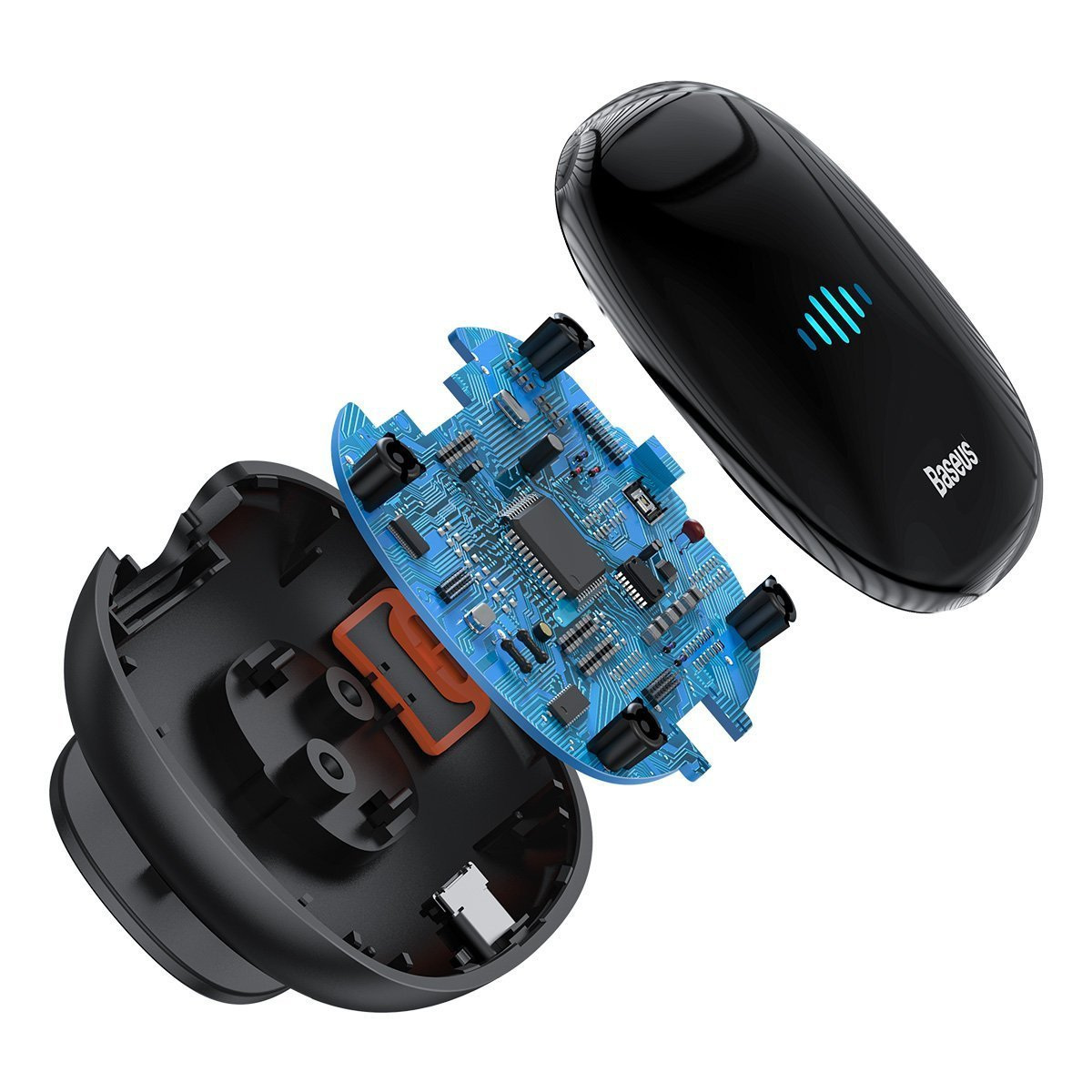 Adapter HDMI Baseus Meteorite Shimmer do bezprzewodowego przesyłu obrazu smart TV, WiFi, 4K czarny (CATPQ-A01) Adapter HDMI Baseus Meteorite Shimmer do bezprzewodowego przesyłu obrazu smart TV, WiFi, 4K czarny (CATPQ-A01)