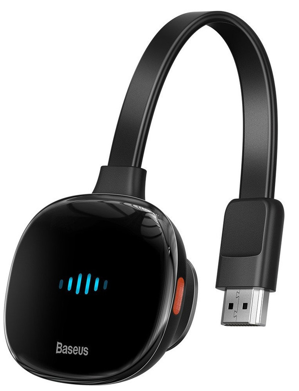 Zdjęcie produktu: Adapter HDMI Baseus Meteorite Shimmer do bezprzewodowego przesyłu obrazu smart TV, WiFi, 4K czarny (CATPQ-A01) Zdjęcie produktu: Adapter HDMI Baseus Meteorite Shimmer do bezprzewodowego przesyłu obrazu smart TV, WiFi, 4K czarny (CATPQ-A01)