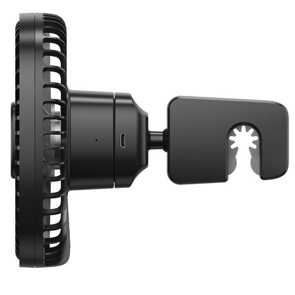 Zdjęcie produktu: Wentylator samochodowy bezprzewodowy Baseus wiatrak z uchwytem na zagłówek czarny (CXZR-01)