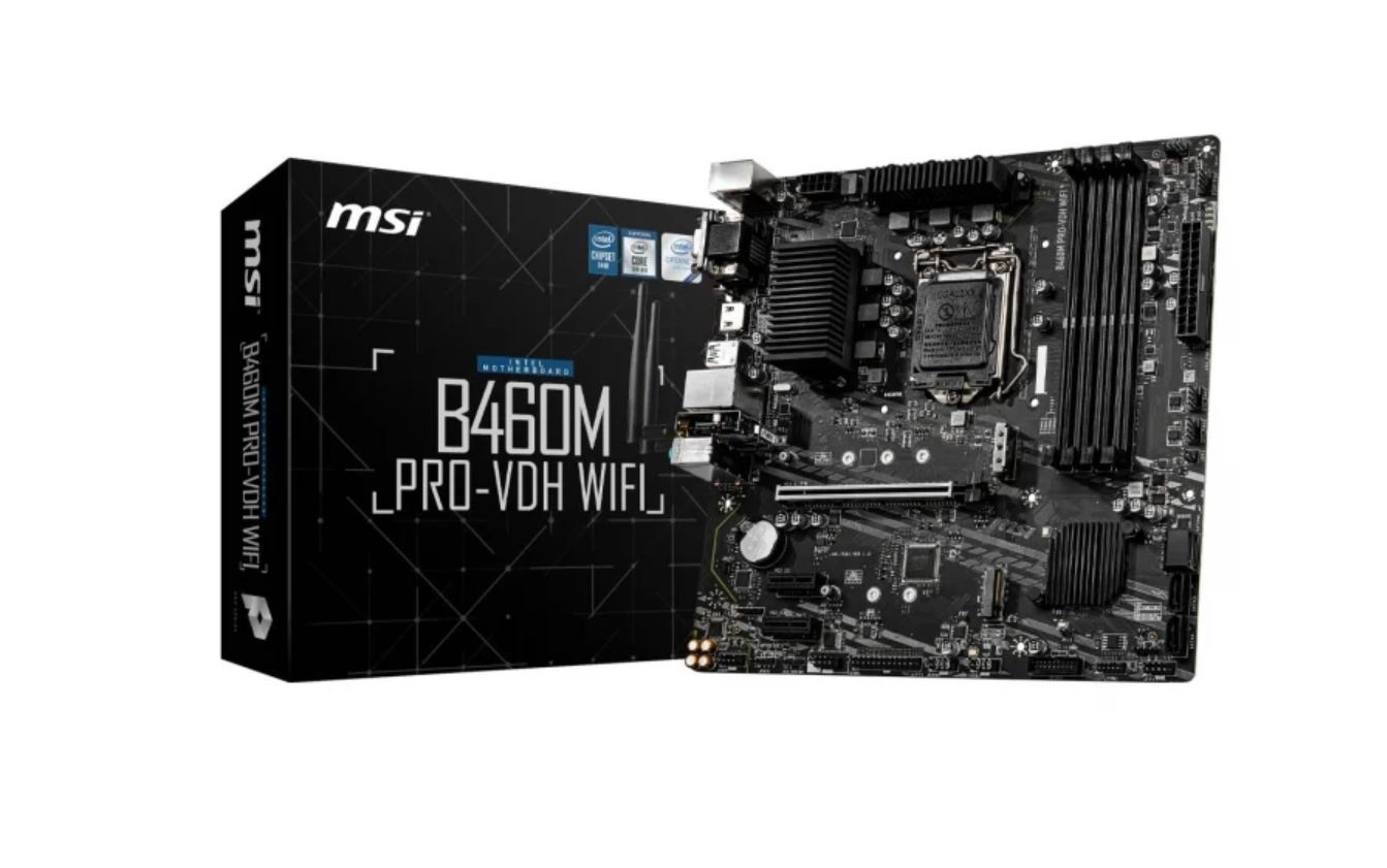 Płyta główna MSI B460M PRO-VDH WIFI DDR4 LGA1200 Płyta główna MSI B460M PRO-VDH WIFI DDR4 LGA1200