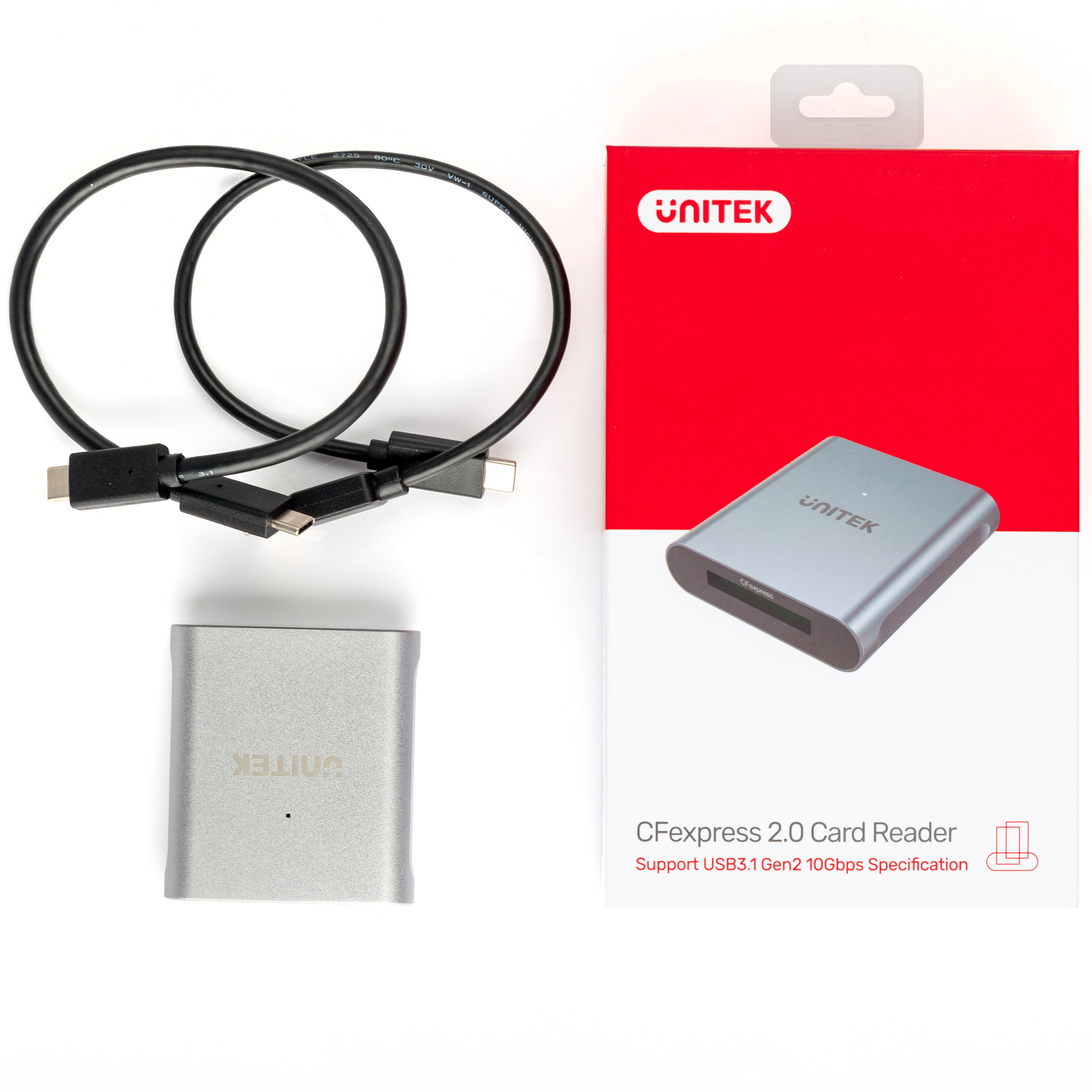 Unitek Czytnik kart pamięci CFexpress 2.0 10 Gbps USB 3.1 Gen 2 SuperSpeed+