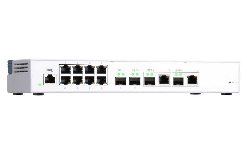 Zdjęcie produktu: Qnap QSW-M408-2C 12-portowy przełącznik 2x 10GbE SFP+,
